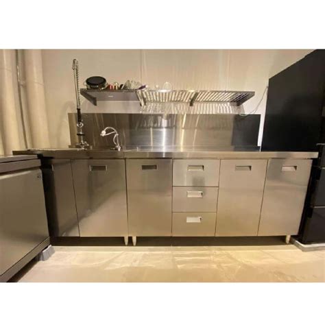 stainless steel sink cabinet singapore|modern stainless steel kitchen cabinets.